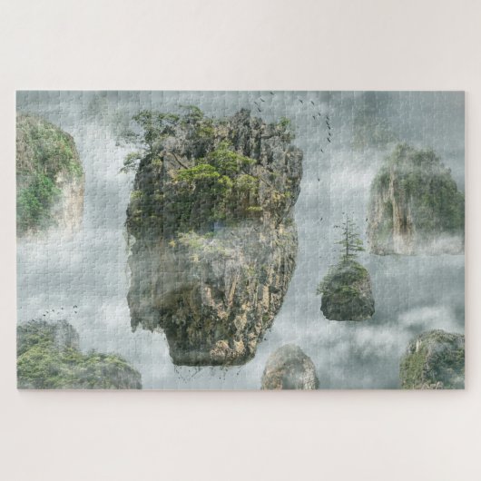 Puzzle Imaginaire flottant dans le monde (Horizontal)