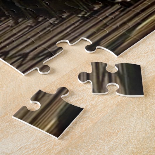 Puzzle Imaginaire forestier Maisons arborées (Côté)