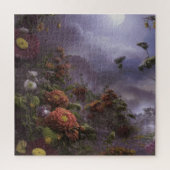 Puzzle Imaginaire Lune Magique Jardin Paysage (Vertical)