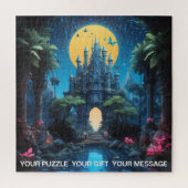 Puzzle Imaginaire Moody Blue Castle (Vertical)