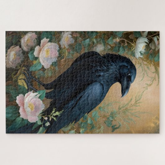 Puzzle Imaginaire Raven & Bloom - Art gothique enchanté (Horizontal)