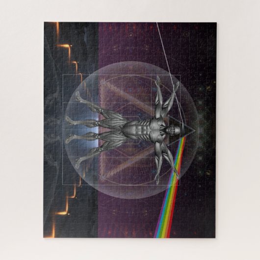 Puzzle Imaginaire scientifique futuriste technologie huma (Vertical)