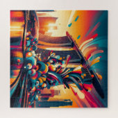 Puzzle Imaginaire Skyline : Marina Bay à Singapour (Horizontal)