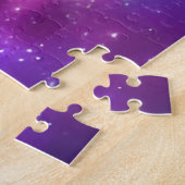 Puzzle Imagination nébuleuse rose et violette dans l'espa (Côté)