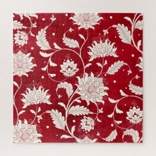 Puzzle Imitation porcelaine chinoise : peinture florale