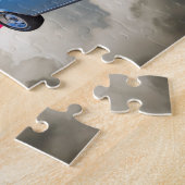 Puzzle Impala 1965 de Chevy 327 avec le drapeau américain (Côté)