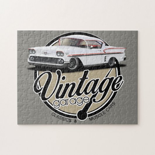 Puzzle Impala vintage de garage (Horizontal)