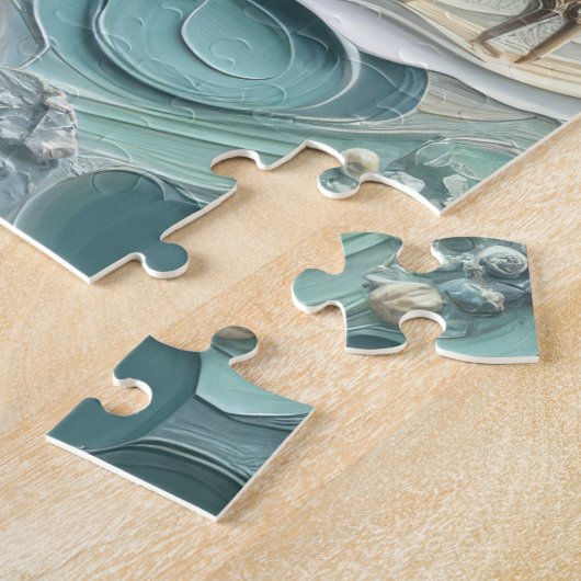 Puzzle Impasto Noël Motif Vacances Whimy Green (Côté)