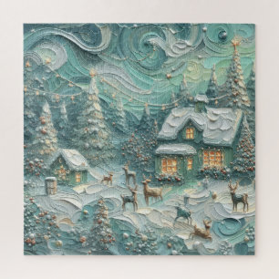 Puzzle Impasto Noël Motif Vacances Whimy Green
