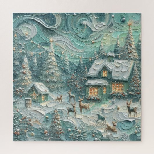 Puzzle Impasto Noël Motif Vacances Whimy Green (Vertical)