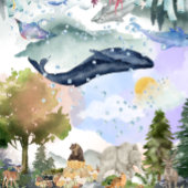 Puzzle impossible aquarelle monde animal