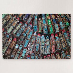 Puzzle Impossible - Bateaux de pêche
