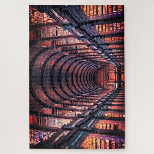 Puzzle Impossible - Bibliothèque antique (Vertical)