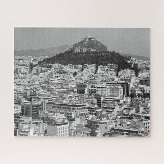 Puzzle impossible - BW Athens Mount Olympus (Horizontal)