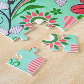 Puzzle impossible de texture vintage de motif de (Côté)