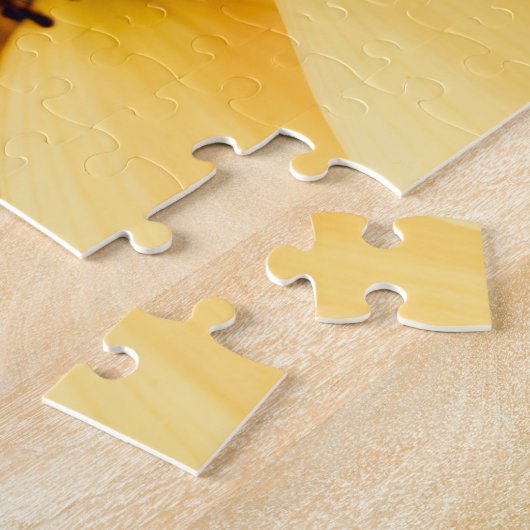 Puzzle impossible - Fleur de soleil macro (Côté)