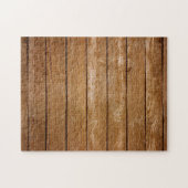 Puzzle Impossible - Mur en bois rustique (Horizontal)