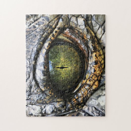 Puzzle impossible - Oeil de crocodile (Vertical)