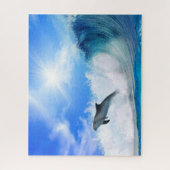 Puzzle Impossible - Sauts De Dauphin Dans La Vague (Vertical)