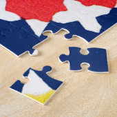 Puzzle Impression abstraite avec étoiles et x-es (Côté)