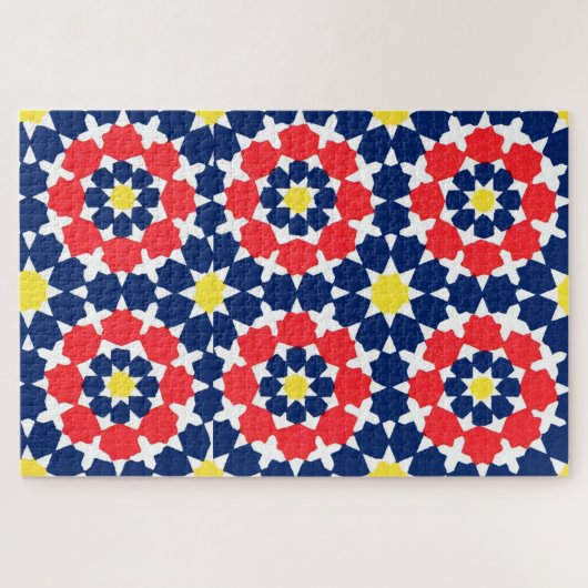 Puzzle Impression abstraite avec étoiles et x-es (Horizontal)