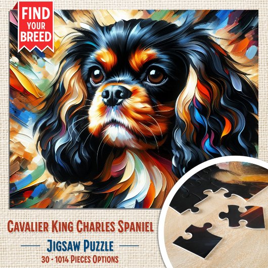 Puzzle Impression acrylique Cavalier King Charles Spaniel