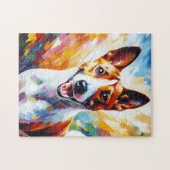 Puzzle Impression acrylique Chien Basenji Cadeau pour ama (Horizontal)