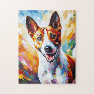 Puzzle Impression acrylique Chien Basenji Cadeau pour ama