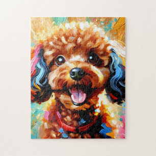Puzzle Impression acrylique Chien Caniche miniature Cadea