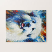 Puzzle Impression acrylique Chien des Pyrénées | Coloré (Horizontal)
