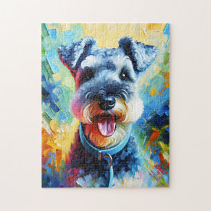 Puzzle Impression acrylique Chien Terrier Kerry Blue Amou