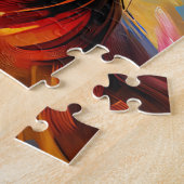 Puzzle Impression acrylique Dachshund | Coloré | Vibrant (Côté)