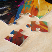 Puzzle Impression acrylique de chien Pointer allemand à p (Côté)