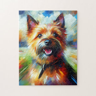 Puzzle Impression acrylique de chien Terrier de Norwich C