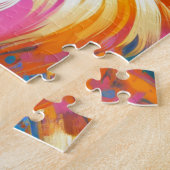 Puzzle Impression acrylique de Pékinois | Coloré | Vibran (Côté)