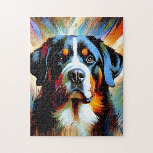 Puzzle Impression acrylique du Grand Bouvier Suisse (Vertical)