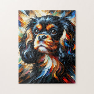 Puzzle Impression acrylique King Charles Spaniel