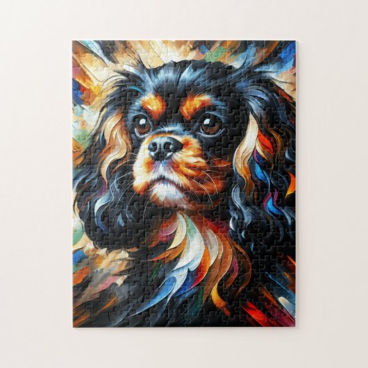 Puzzle Impression acrylique King Charles Spaniel (Vertical)