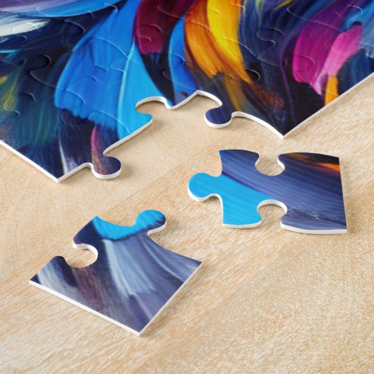 Puzzle Impression acrylique Samoyée | Coloré | Vibrant (Côté)