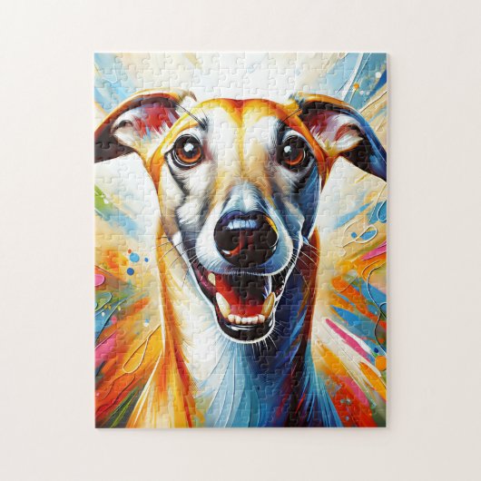 Puzzle Impression acrylique Whippet Cadeau pour amateur d (Vertical)