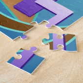 Puzzle Impression art numérique "Diagramme de circuit" (Côté)