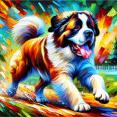 Puzzle Impression d'art acrylique Chien Saint-Bernard Cad