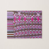 Puzzle Impression d'art de motif abstrait dense et comple (Horizontal)