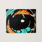 Puzzle Impression d'art de motif traditionnel africain (Horizontal)