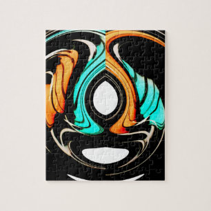 Puzzle Impression d'art de motif traditionnel africain
