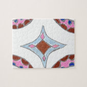 Puzzle Impression d'art de peinture à l'huile Mandala (Horizontal)