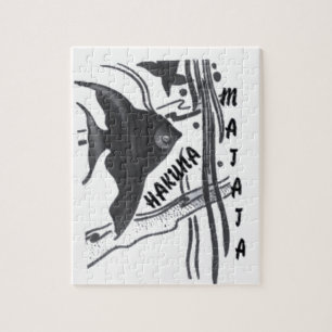 Puzzle Impression d'art de poisson Hakuna Matata