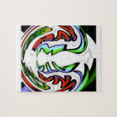 Puzzle Impression d'art Hakuna Matata au visage abstrait (Horizontal)