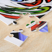 Puzzle Impression d'art Hakuna Matata au visage abstrait (Côté)