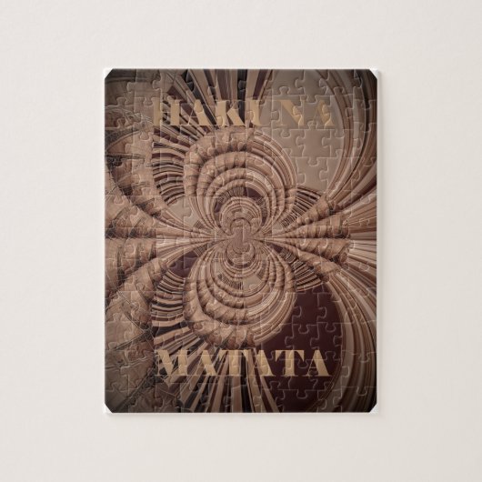 Puzzle Impression d'art Hakuna Matata Terreuse (Vertical)